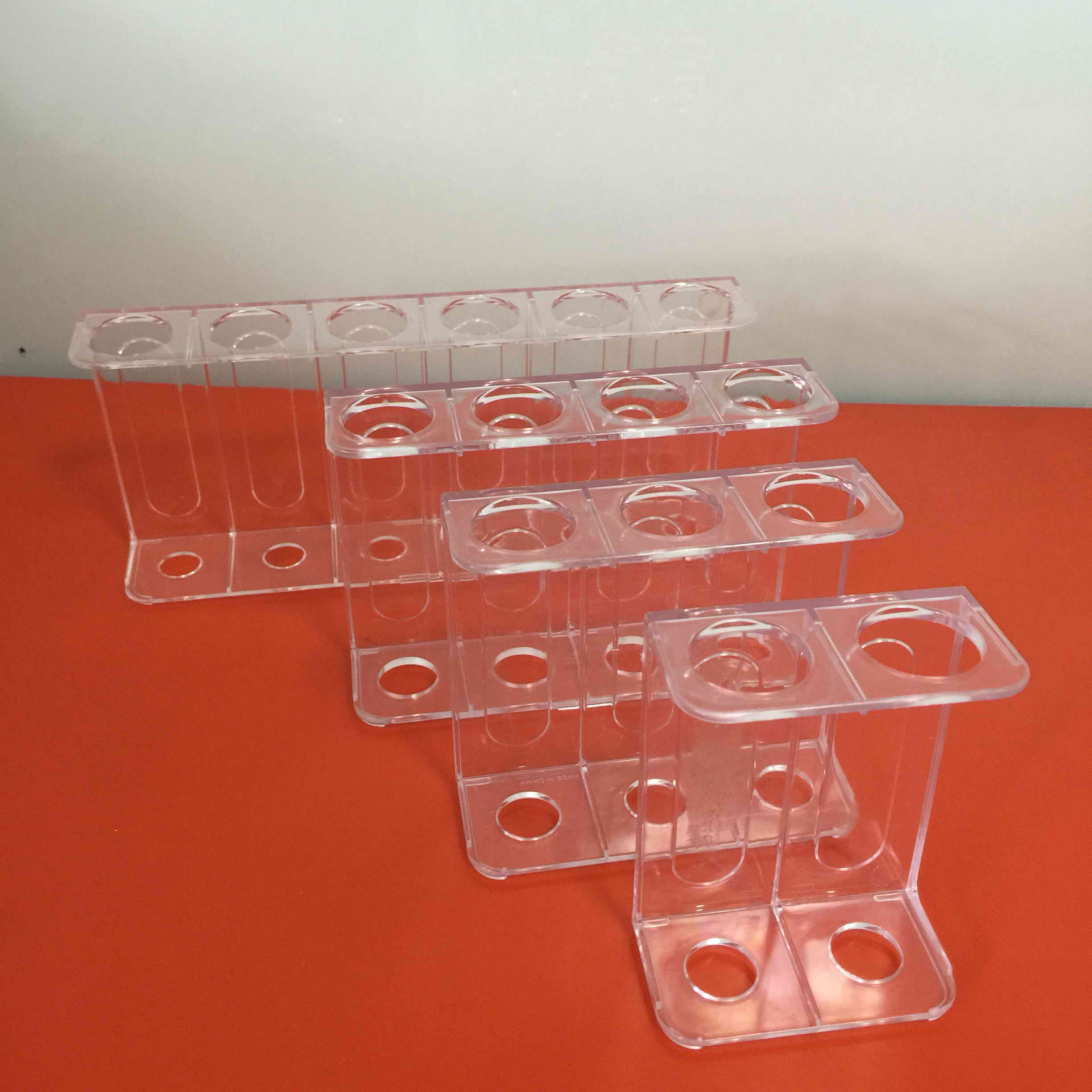 Clear candy tubes display racks,cigar tubes racks,cany tube racks